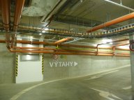 Svody kanalizace v garážích, Sonocentrum, Brno
