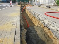 Parovodní přípojka, ulice Křížkovského Brno