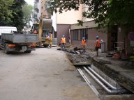 Oprava teplovodu Brno - Řečkovice